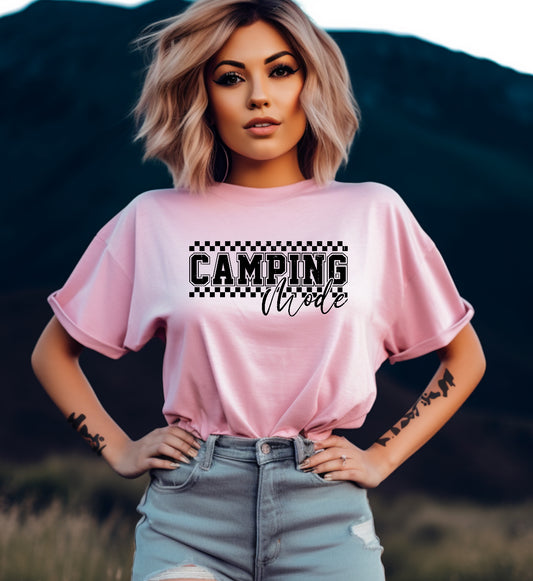 Camping Mode Adult Screen Print