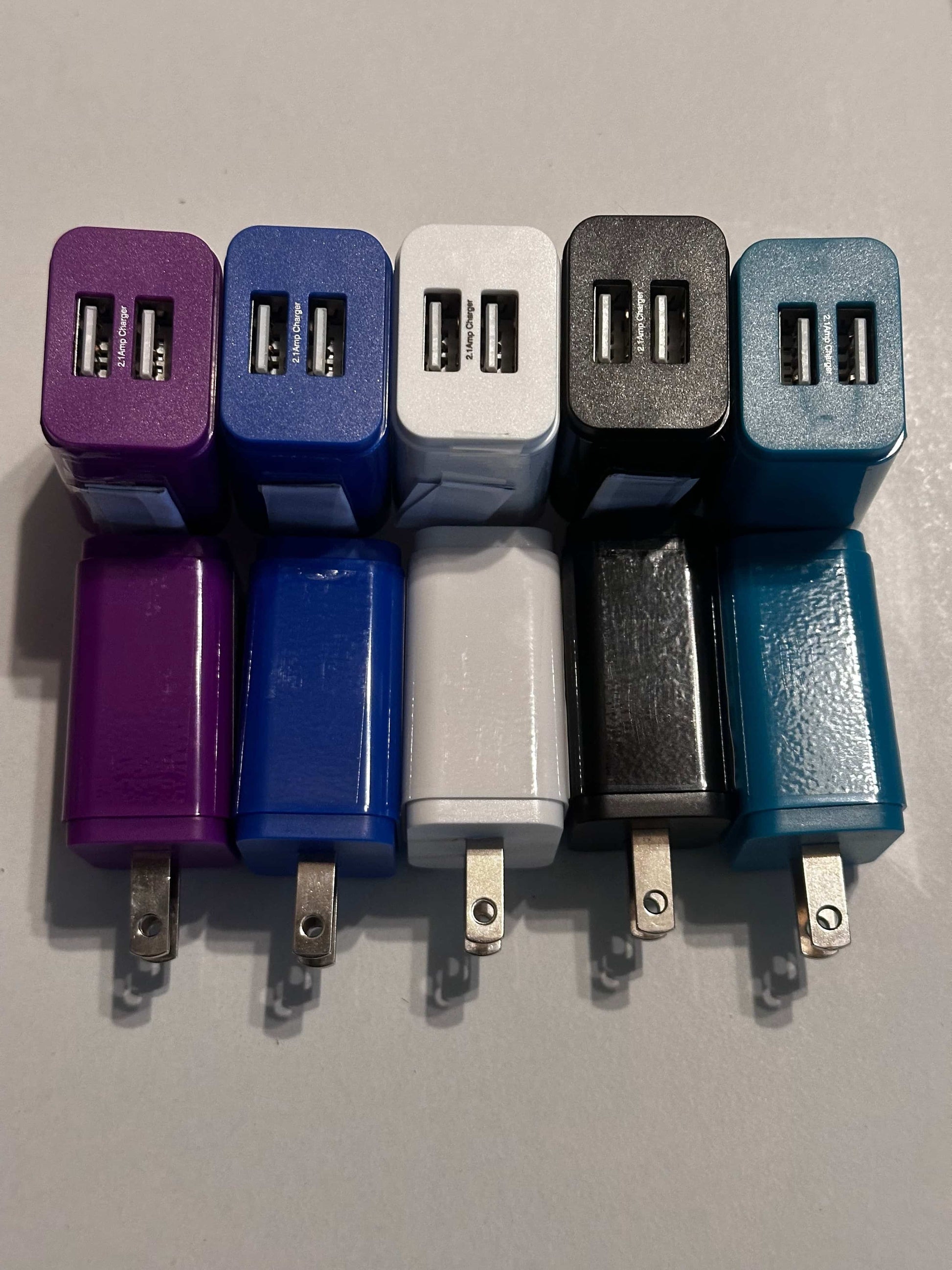 Duel USB Wall Adapter Blanks  