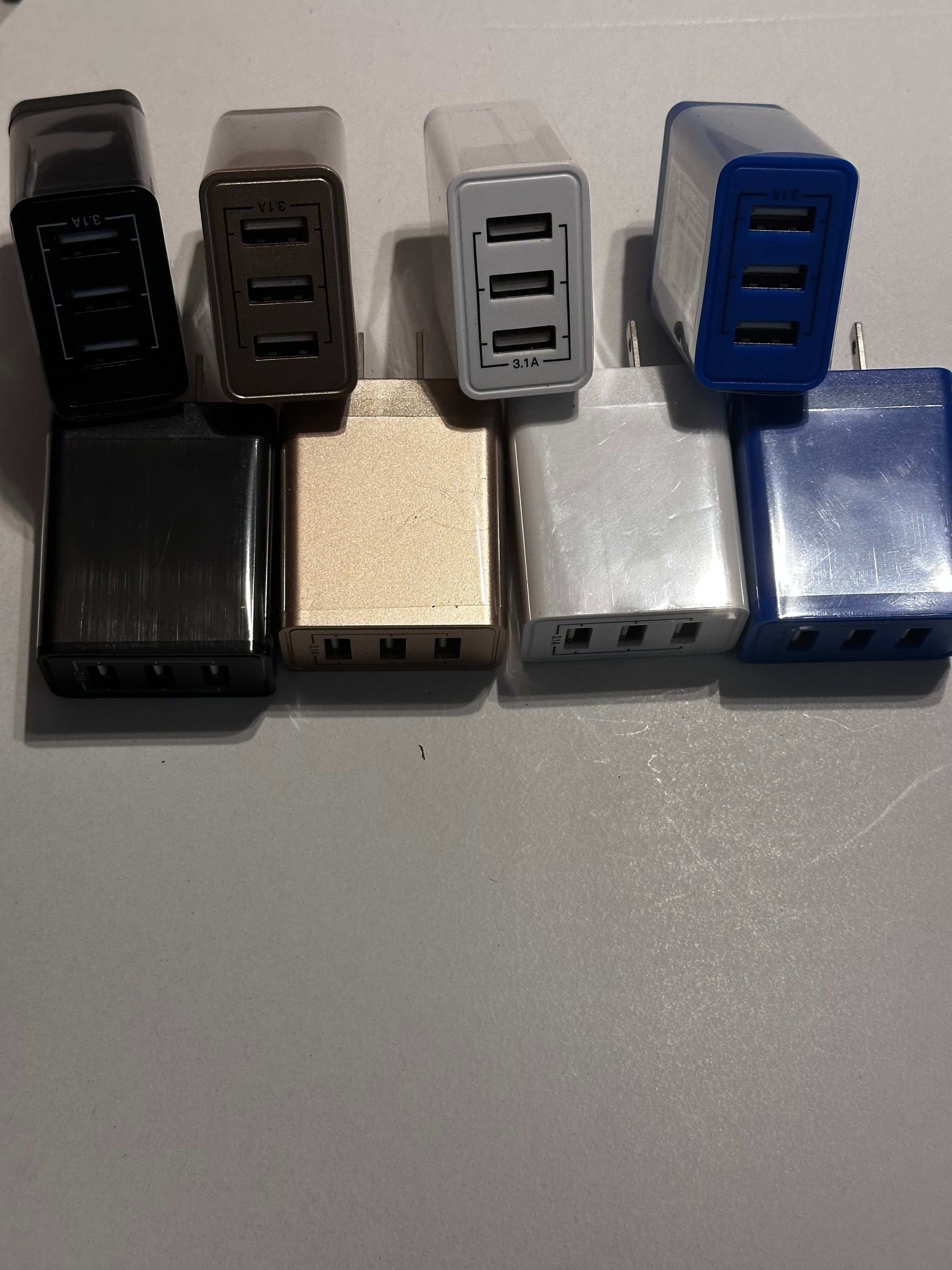 Triple USB Wall Adapter Blanks  