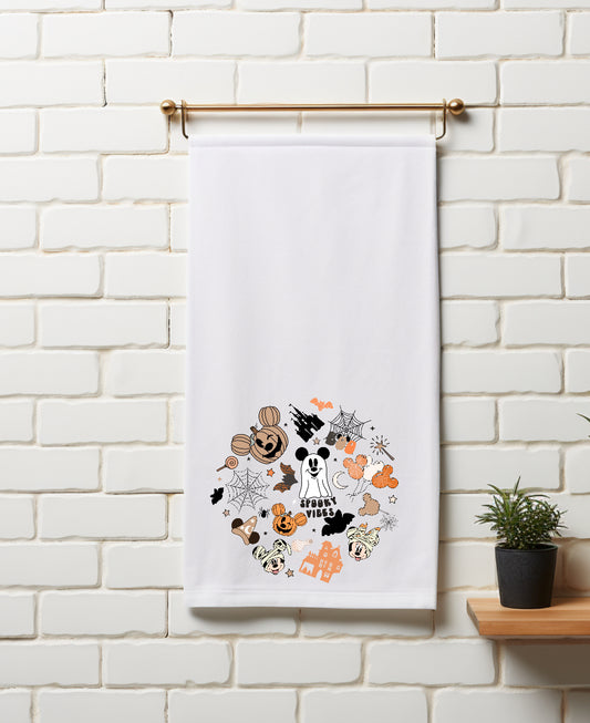 Mouse Halloween Towel Screen Print