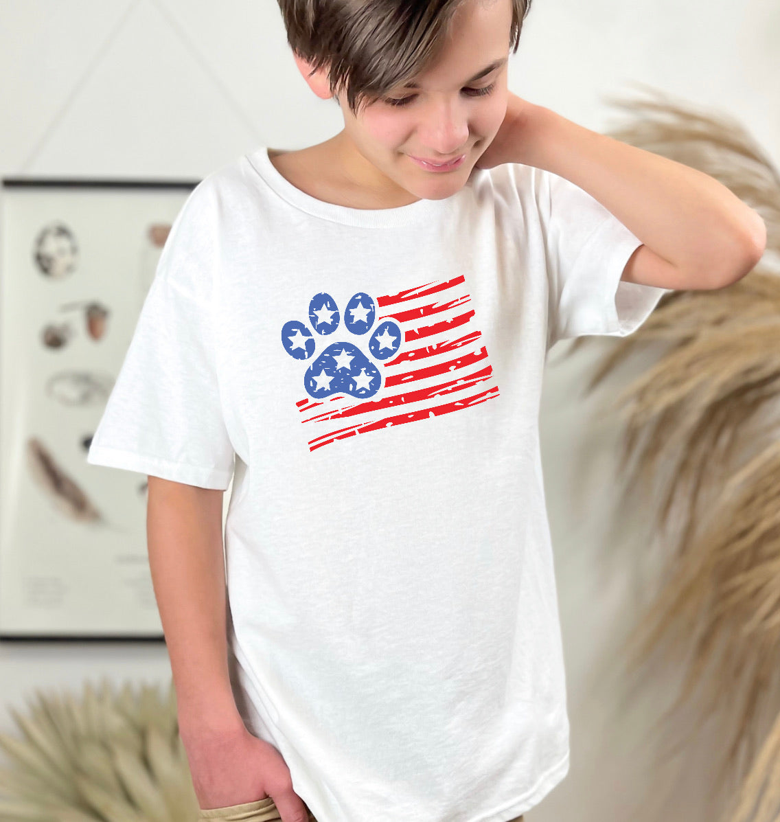 American Paw Youth Clear Screen Print Hot  