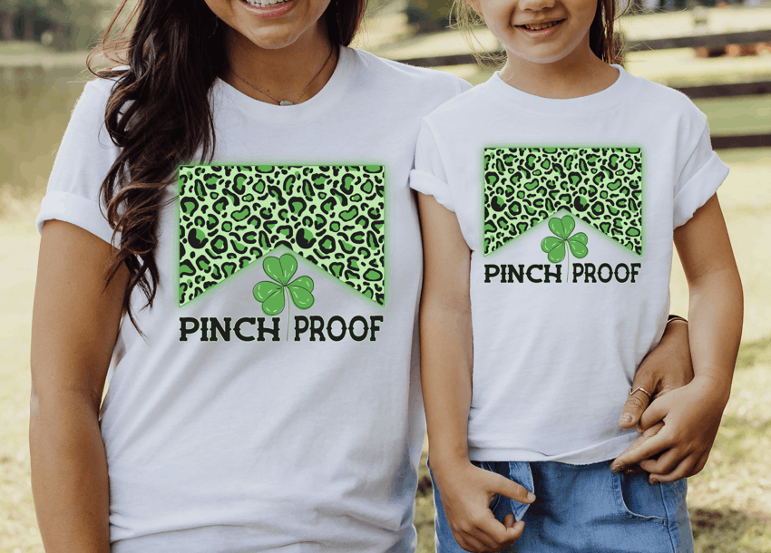 Pinch Proof Adult Clear Screen Print ONLY Hot  