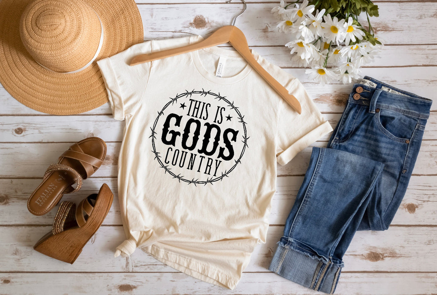 Gods Country Screen Print RTS  