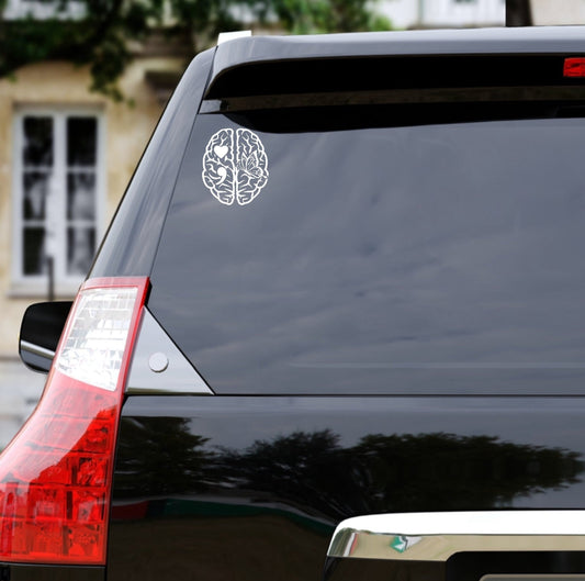 Mental Health 5 Inch UVDTF Car Decal Wrap  