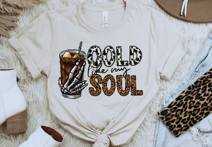 Cold as My Soul Clear Screen Print Hot  