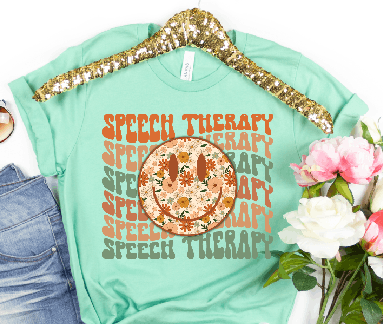 Speech Therapy  Clear Screen Print Hot  
