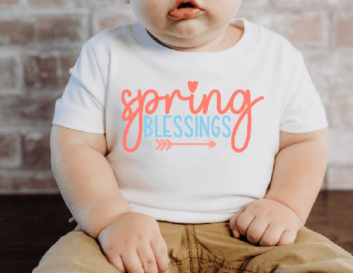 Spring Blessings Youth Screen Print Hot  