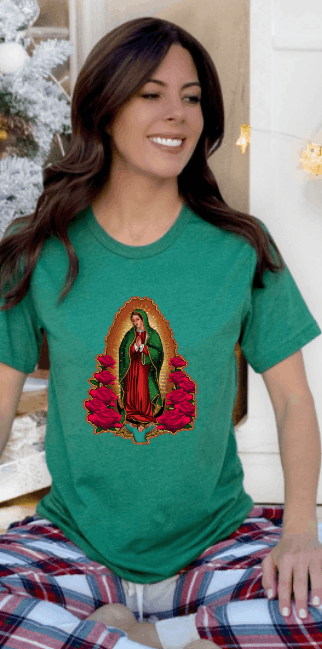 Virgen Guadalupe  Screen Print Hot  