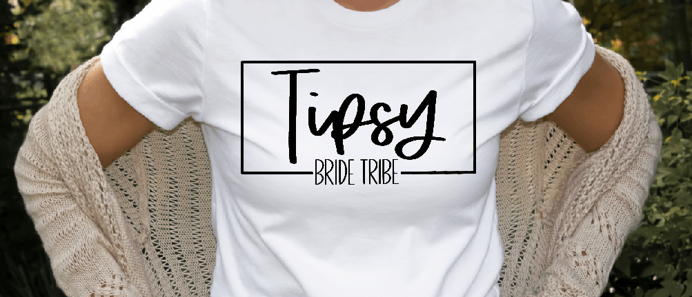 Tipsy Bride Tribe  Screen Print RTS  