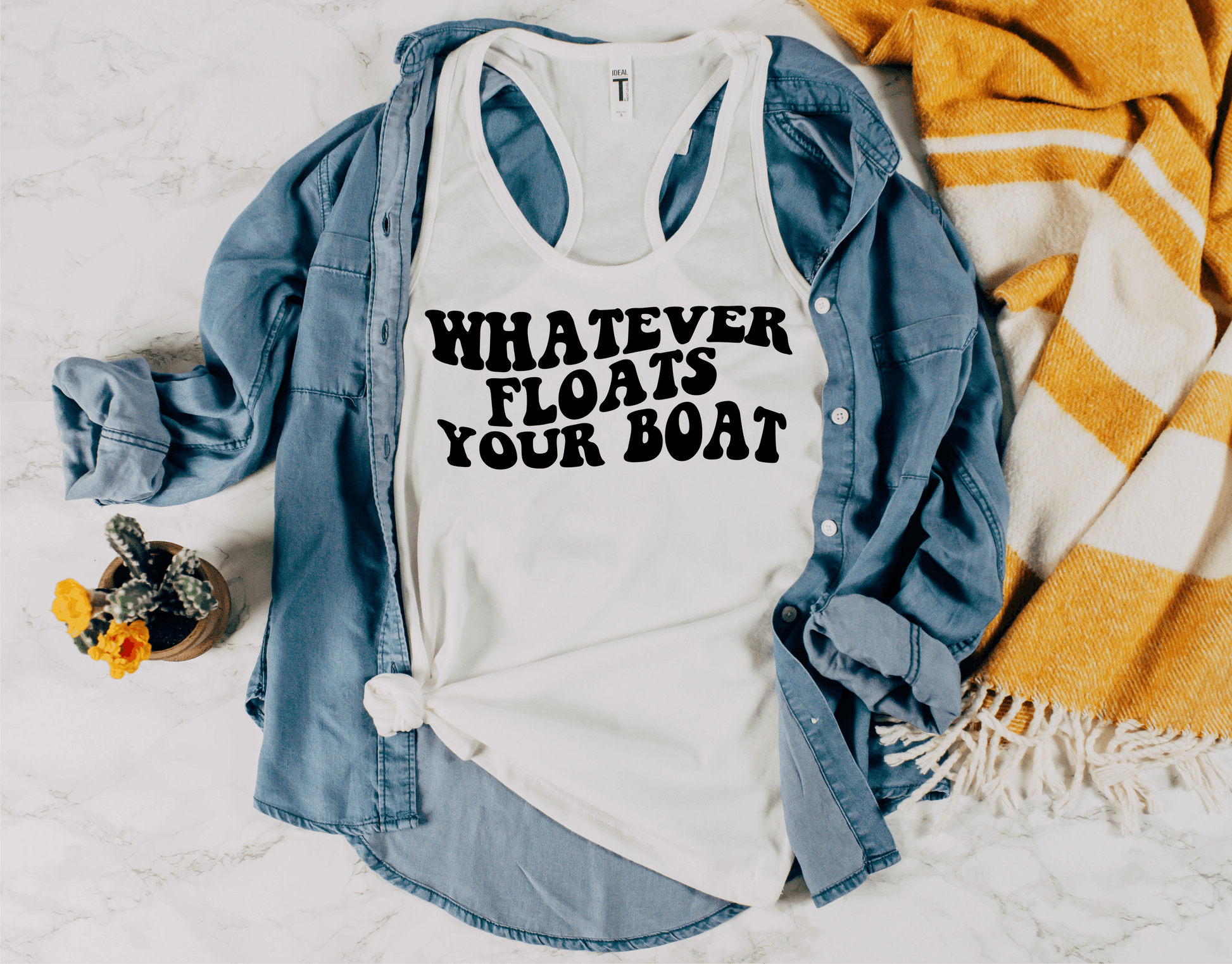 Whatever Floats Your Boat  Screen Print RTS  