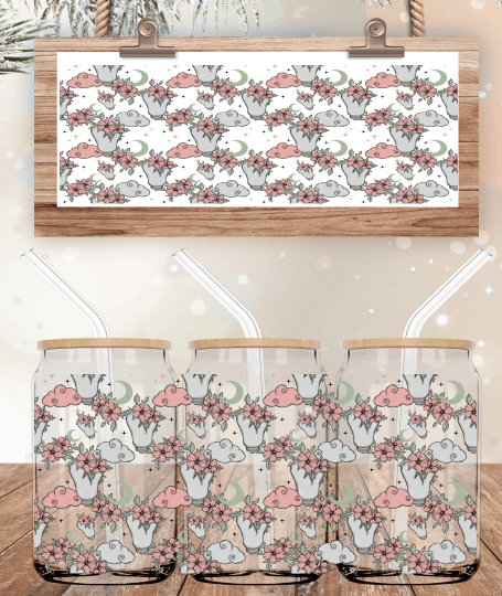 Floral Bulb  Tumbler Wrap PREORDER pre  